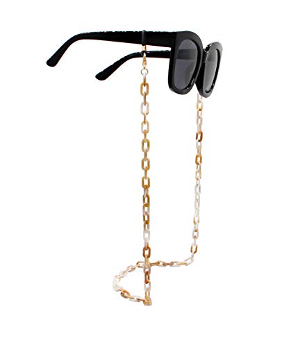 milk+sass masks and eyeglasses fashion accessory links chain SMALL SIZE (BEIGE)