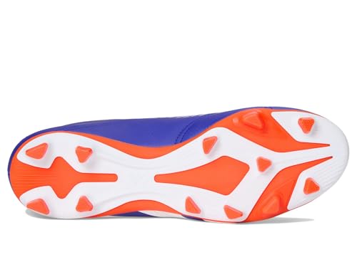 adidas Tênis unissex Club Football Boots Flexible Ground, Azul lúcido, branco/vermelho solar, 11 Wom