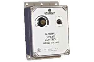 schaefer MSC-400 Manual Variable Speed Control