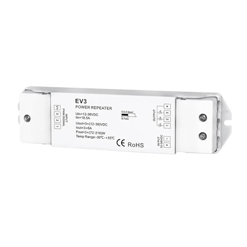 Répéteur de puissance EV3 pour ruban LED RGB et amplification PWM - 2