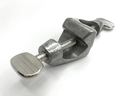 Wocean Wocean Cast Aluminum Lab Clamp Holder With Nickel-Plated Steel Thumbscrew Silver #TOP1
