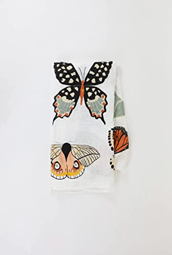 Image of CLEMENTINE KIDS Muslin Infant Swaddles (Butterfly Collector)