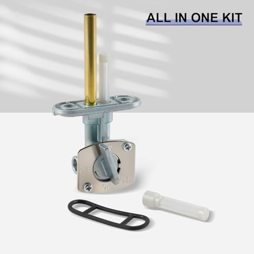 image for MOTOALL Tank Switch Gas Valve Fuel Petcock w/Gasket for Yamaha Bear 25