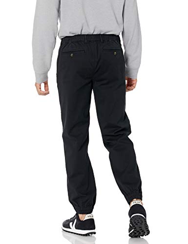 Amazon Essentials Men's Straight-Fit Jogger Pant, Black, Large #TOP1