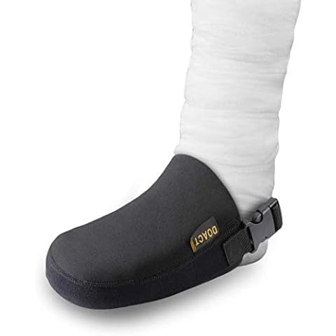 Cast Sock Cover Foot Toe with Anti-Slip Strap, Cast Walking Boot and Orthosis Splints Braces Clean, Adjustable and One Size Fits Cover