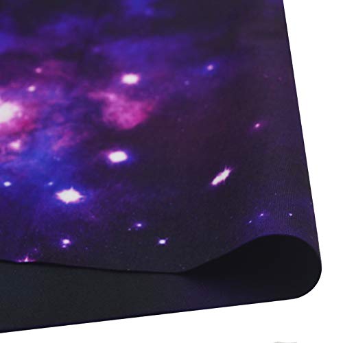 Obacle Seamless Bandana For Rave Face Mask Dust Wind Sun Protection Galaxy Tube Mask Headwear Bandana For Women Men Festival Party Motorcycle Riding Fishing Outdoor (Starry Sky Deep Purple) #TOP3