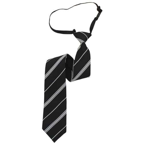 Saiyana Menina adolescente riscas mulher gravata britânica padrão riscas gravata pescoço desmontável gravatas disfarces para mulheres masculinas mulheres apresentadas, a, Tamanho único