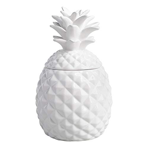 World Market Ceramic Airtight Pineapple Cookie Jar Storage