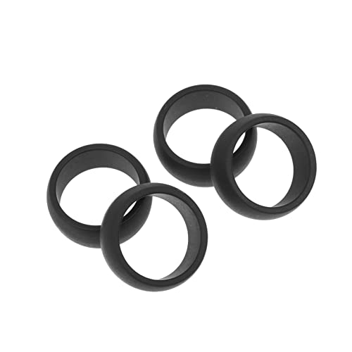 Anillos deportivos de silicona para hombres 4 piezas miniatura 1