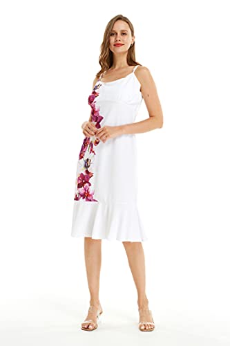 Hawaii Hangover Women's Hawaiian Mermaid Ruffle Dress in Tropical Floral Prints3