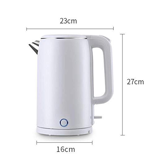 Hervidor eléctrico acero inoxidable 1.5 L 1500W blanco miniatura 2