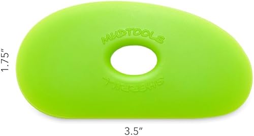 Miniatura 2 de Mudtools Polímero verde costilla forma 1 - G1