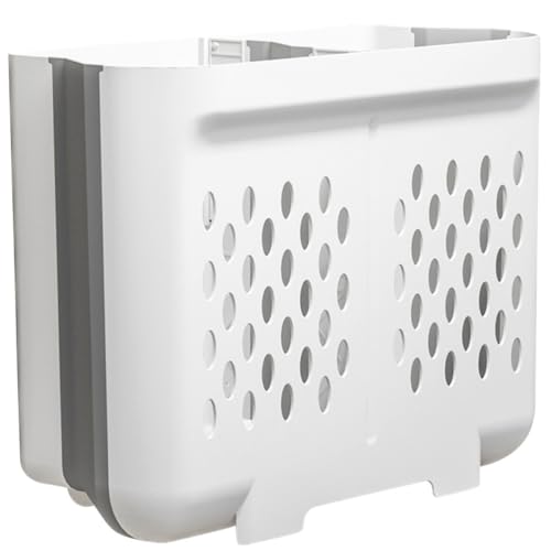 Panier à linge mural pliable en TPE et PP à grande capacité de rangement - 2