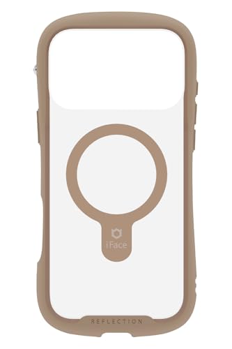 iFace MagSafe 対応 Reflection iPhone 17 Pro Max ケース MagSynq クリア 強化ガラス (ベージュ)【アイフェイス アイフォン17プロマックス 用 スマホケース iphone17promax カバー マグセー