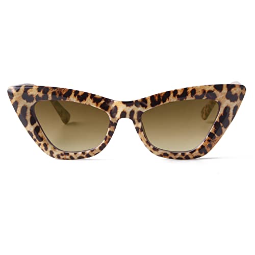GIFIORE Retro Cat Eye Sunglasses For Women Vintage Narrow Pointy Cateye Sun Glasses4