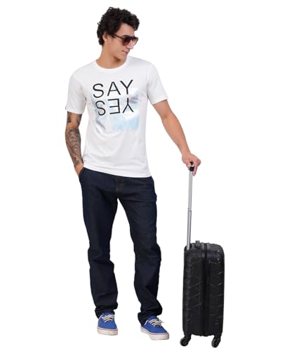 Image of Men's Super Combed Cotton Round Neck Half Sleeve T-Shirt | Soft Breathable Cotton Fabric | Stylish Comfortable Wearfor Men | Quality Regular Fit
