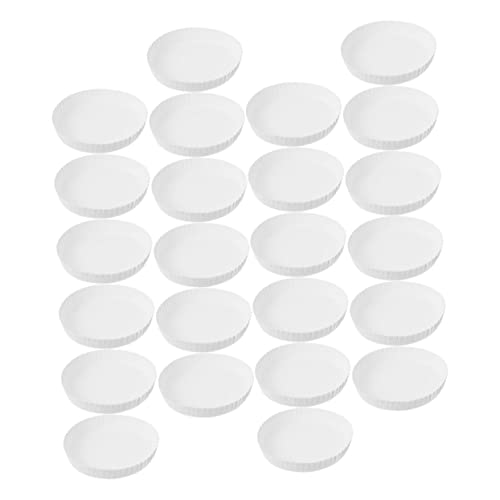 SOLUSTRE 200pcs Disposable Cup Covers Paper Made Lids for Restaurants Events for Keeping Beverages Clean Safe From