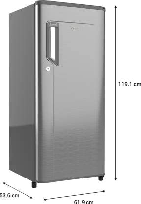 Image of Whirlpool Refrigerator 190 L, 2 Star, (205 IMPC PRM 2S ARCTIC STEEL)