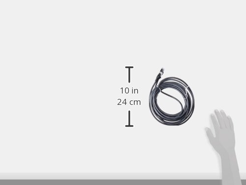 Cable Patch Cat6 Gigabit Molded RJ45 7.62 m negro miniatura 3
