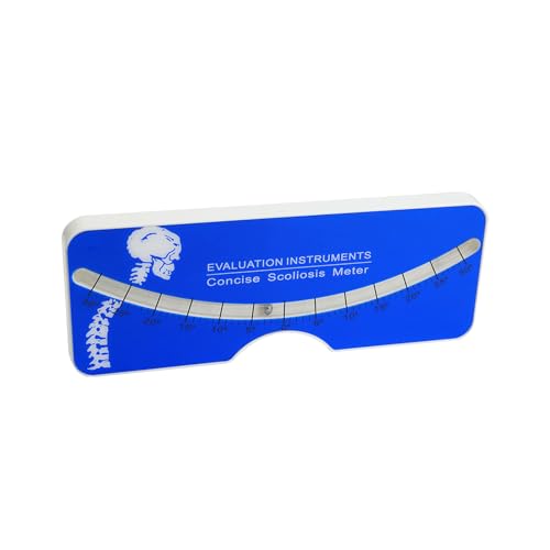 XROLAND Scoliometer Scoliosis Test Meter for Diagnosis of Back and Spine Scoliosis in Adults Children 0-30° Scoliosis Test Measuring Meter
