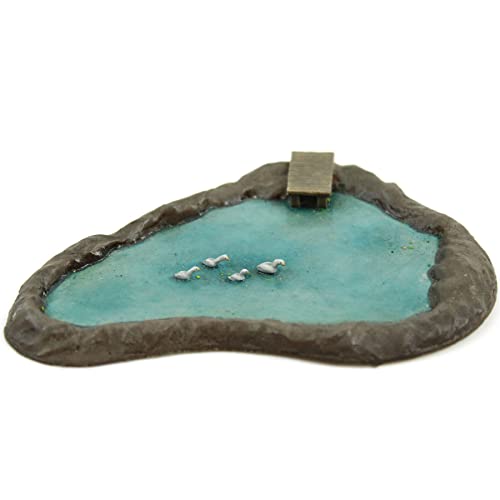 Duck Pond OO/HO Gauge Unpainted by WWS – Model Railway, Diorama, Scenery, Countryside