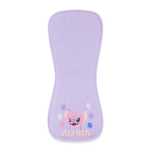 Image of Disney Baby Stitch Angel Burp Cloths 3 Pack 20 inch x 10 inch Burping Rags Infants