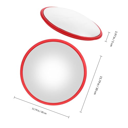 Espejo de tráfico convexo con lente gran angular ajustable y resistente a la lluvia 2