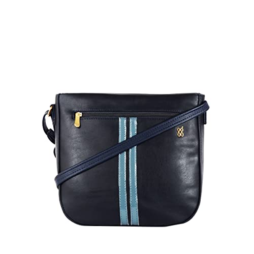 Baggit Women Blue Saddle Sling Bag Medium Size | Ladies Stylish Casual Cross Body Purse Handbag (B0B8SXWM6C) Amazon Price History, Amazon Price Tracker