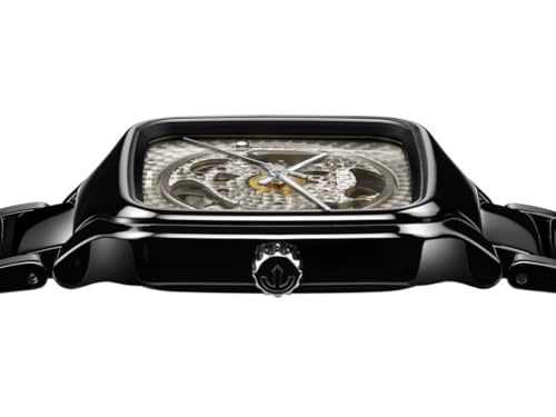Rado -New True Square-Unisex-Swiss Automatic Watch-High-Tech Ceramic-Sapphire Crystal -38mm3