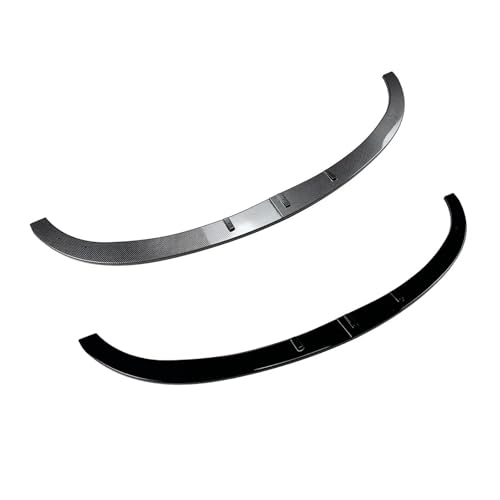 Spoiler avant BMW E92 E93 sport noir brillant look carbone - 3