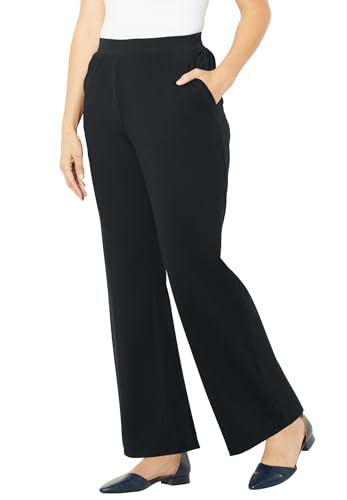 Catherines Women's Plus Size Suprema Wide Leg Pant