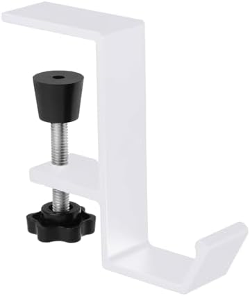 1 pieza Soporte Para Bolsa De Escritorio, Soporte De Gancho Para Bolsa De Escritorio Y Auriculares, Organizador De Espacio De Oficina Y Hogar, Colgador De Mochila Y Auriculares(blanco)