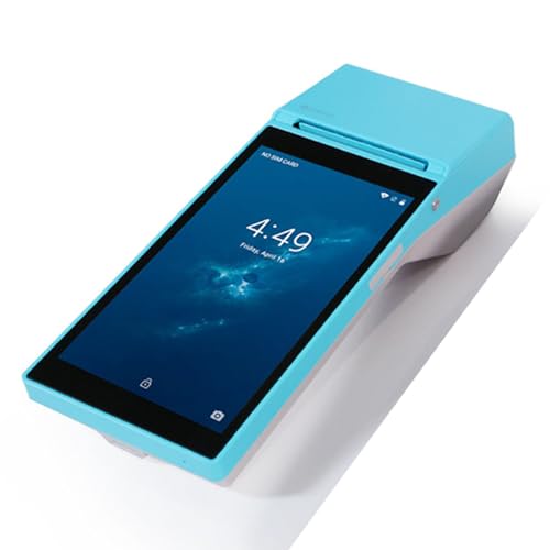 Caja registradora móvil PDA Android POS Terminal impresora de recibos portátil Bluetooth WiFi 3G/4G recolector de datos portátil todo en uno,Blue-3G