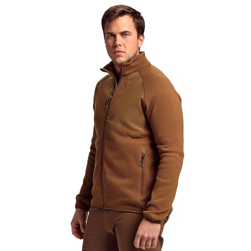 Image of Beretta Men's Abisko Full Zip Thermal Fleece Jacket | Lightweight, breathable, outdoor thermal hunting coat, with elasticated bottom