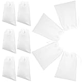 iplusmile 10 Stück Wiederverwendbare Schuhbeutel aus Atmungsaktivem Vliesstoff mit Kordelzug...