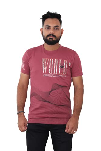 Men's Round Neck T Shirt Lycra by Menology