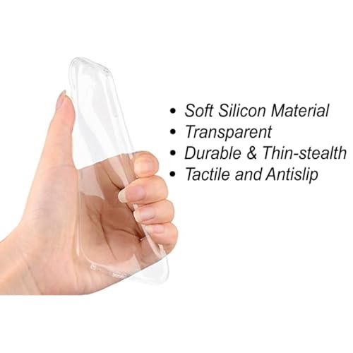 Image of COVERBLACK Rubber Back Cover for Mi Redmi Note 7S - Transparent