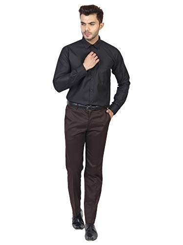 Image of MANQ Men's Regular Fit Formal Shirt (Pack of 2)