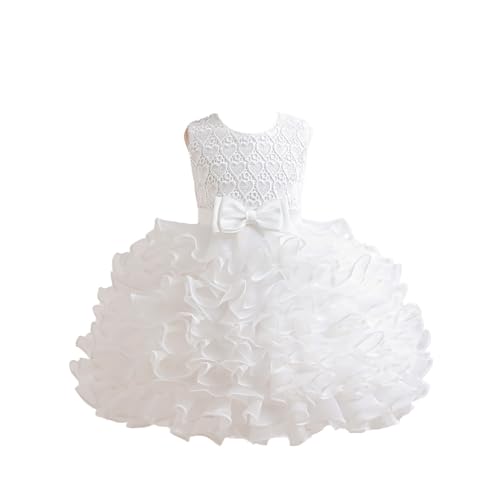 Robe bouffante fille tenue soirée décontractée tout-petit 2 à 7 ans à volants