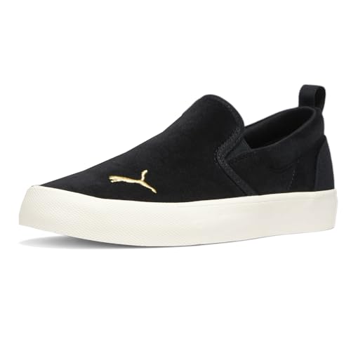 PUMA Womens Bari Comfort Velvet Slip On Sneakers Shoes Casual - Black2