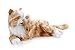 Joy for All -Robotic Reclining Orange Tiger Cat - Stuffed Animal Therapy for People with Memory Loss from Aging and Caregivers