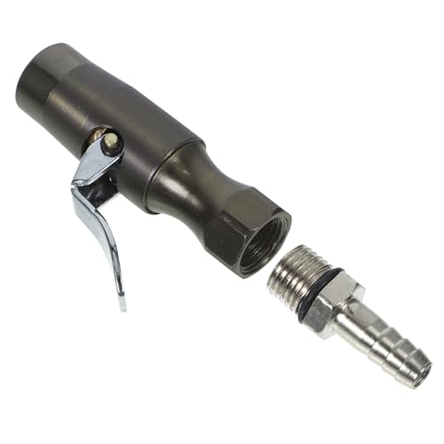 BELLIFFY Sturdy Material Air Chuck Locking Air Pump Adapter Quick Connect Chuck for Tire Inflator 12.5mm Threaded Versatile for Emergency Use