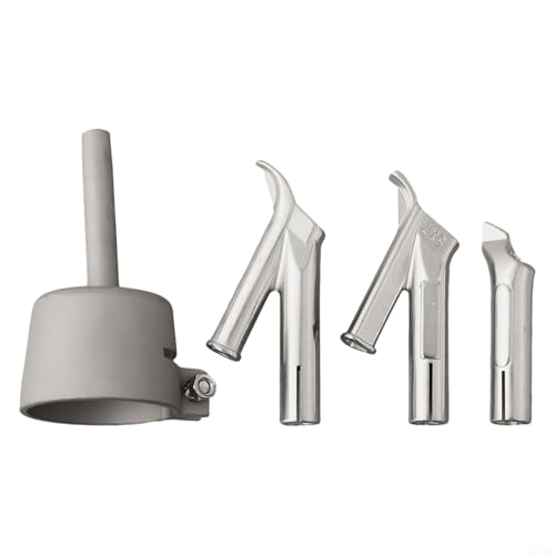 Image of 4 Pcs Hot Air Welding Nozzles Set 5mm for PVC Vinyl Plastic Welder Tips Round Triangular Standard Tacking Alloy Accessories(35mm)