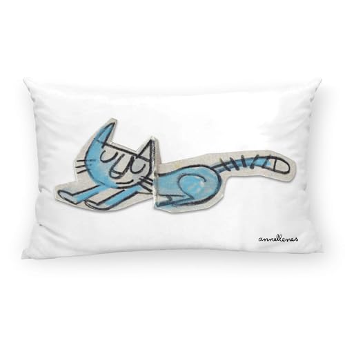 Housse de coussin avec fermeture éclair BELUM 30x50 tissu biologique coton Anna Llenas