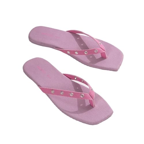 Bathroom Slippers, Slippers Women's Outer Wear Casual Hundred Flip Flops for Living Room/Pool/Beach/SPA/Public Showers