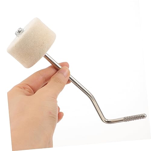 Maza para pedal de bombo Step Hammer de metal y fieltro miniatura 4