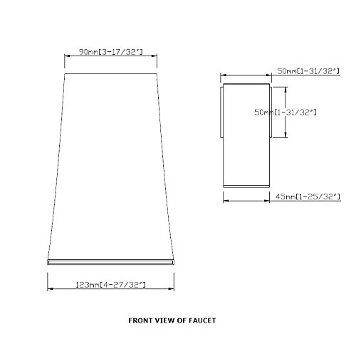 Sumerain Wall Mount Tub Filler,Brushed Nickel Waterfall Tub Spout For High Flow Rate #TOP3