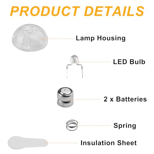 Gvolatee 100 Stück Ballonlichter, Mini LED Licht Ballon, Ballons Lichter, Ballonlicht Luftballons, Luftballon für Papierlaterne, Ballonlicht, Geburtstagsfeier, Hochzeit, Halloween Dekoration, Warmweiß