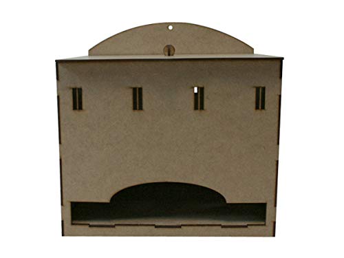 Promoção Kit Higiene Bebê 8 Peças Passa Fita Mdf Cru