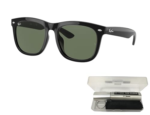 Ray-Ban RB4260D Sunglasses Bundle: RB 4260D 601/71 Black Dark Green and Eyewear Cleaning Kit2